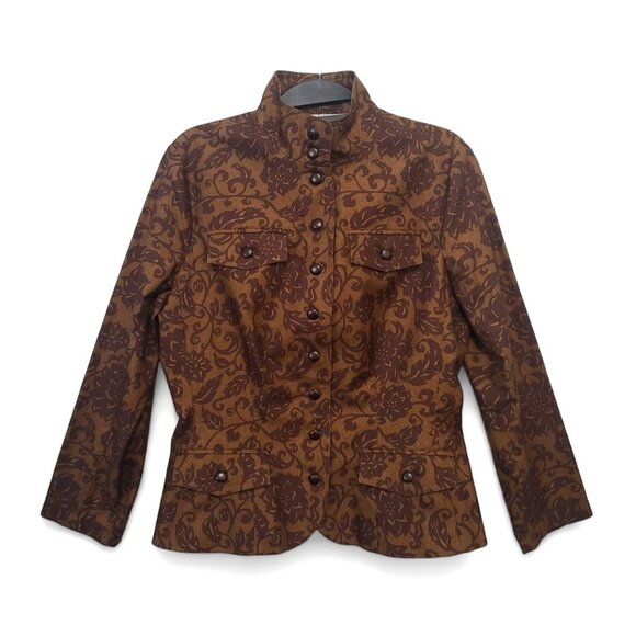 Peruvian Connection Floral Paisley Blazer Jacket - Picture 4 of 12